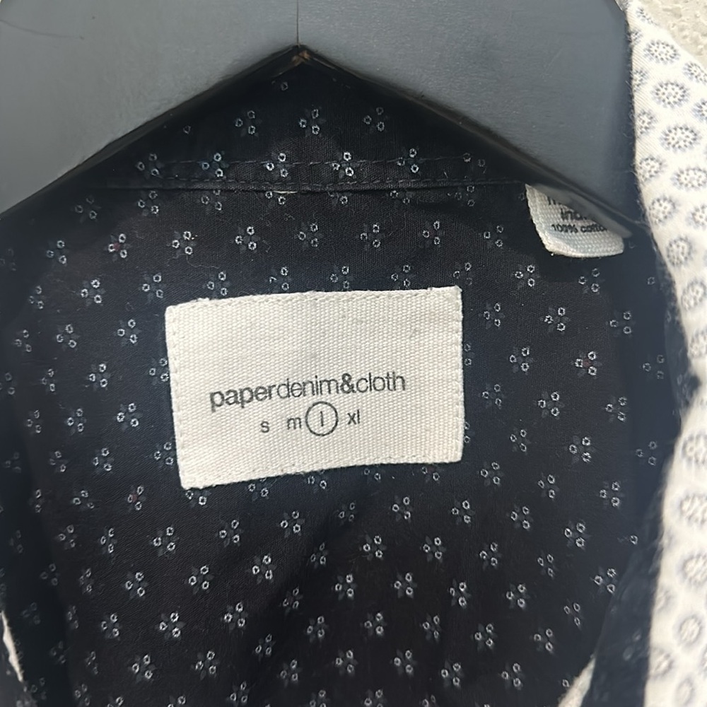 Paper Denim and Cloth mens shirt size L - Picture 4 of 5